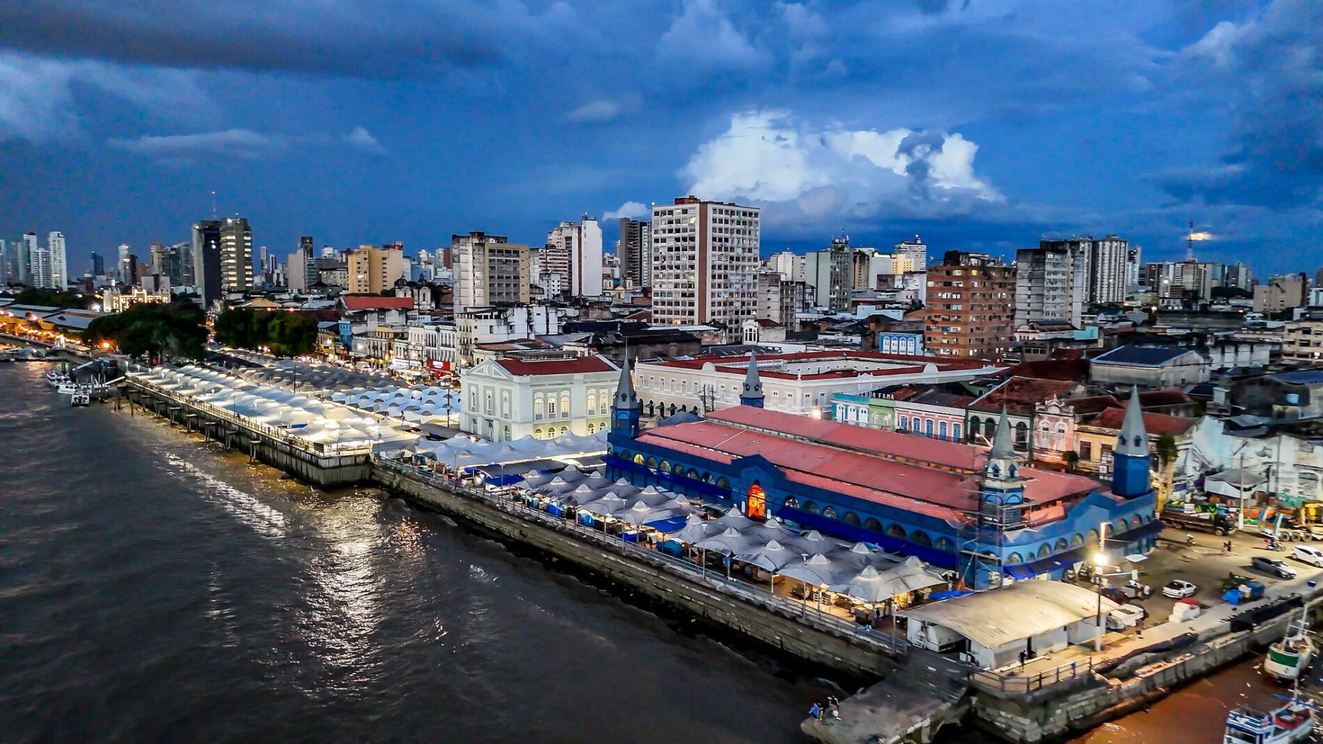 Obras para a COP30 em Belém, capital do Pará